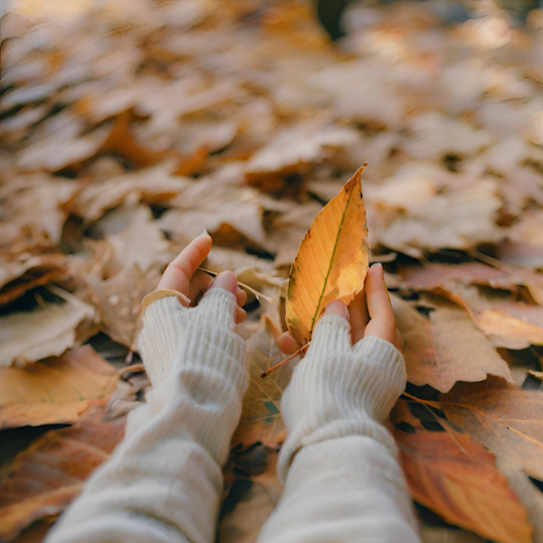 Autumn Leaves Candle